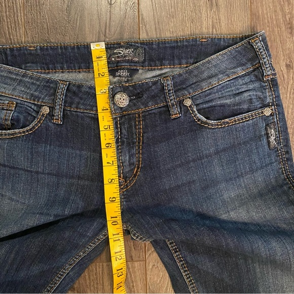Silver Jeans Aiko Skinny 34/31 denim - Picture 10 of 14